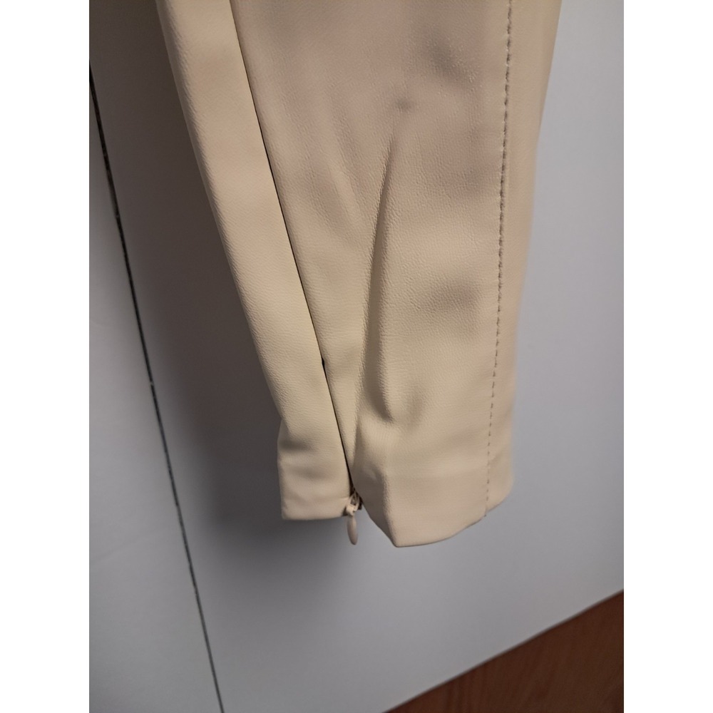 Zara Cream Colored Hi-Rise Leggings-size XS - Picture 4 of 7
